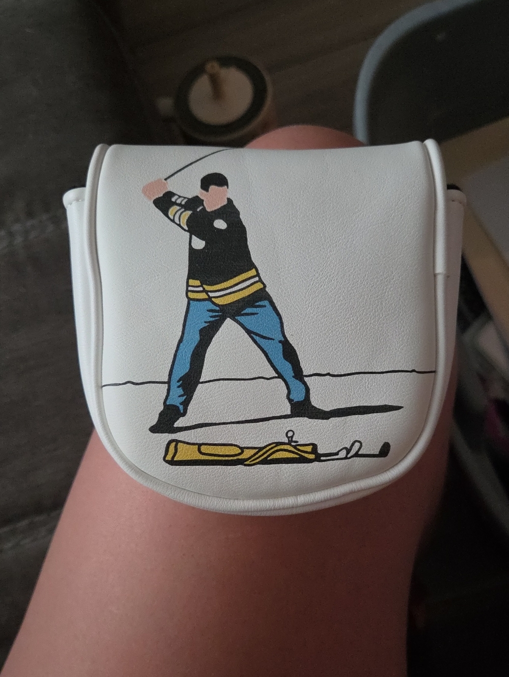 White Happy Gilmore Putter Cover